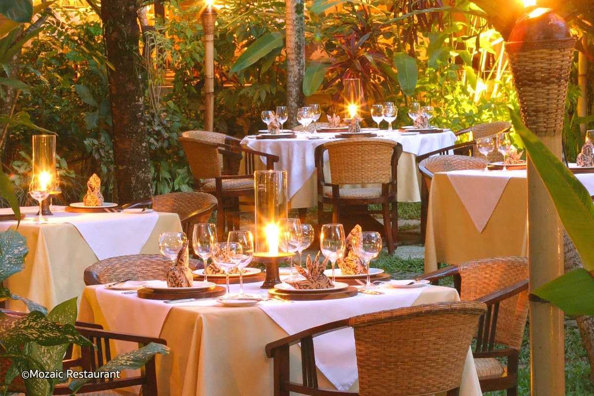 Рестораны на Бали - Mozaic Restaurant Gastronomique